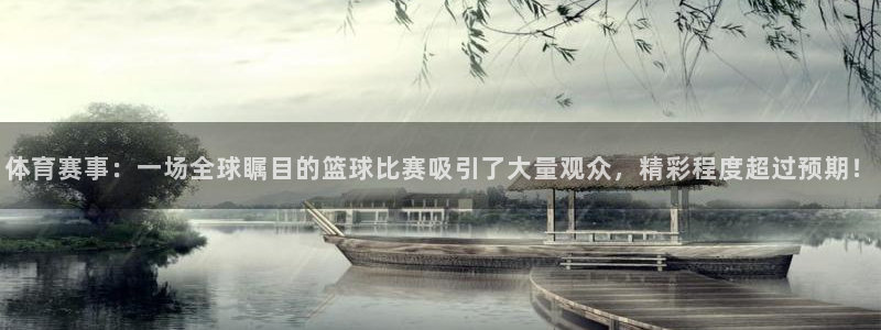 体育赛事：一场全球瞩目的篮球比赛吸引了大量观众，精彩程度超过预期！